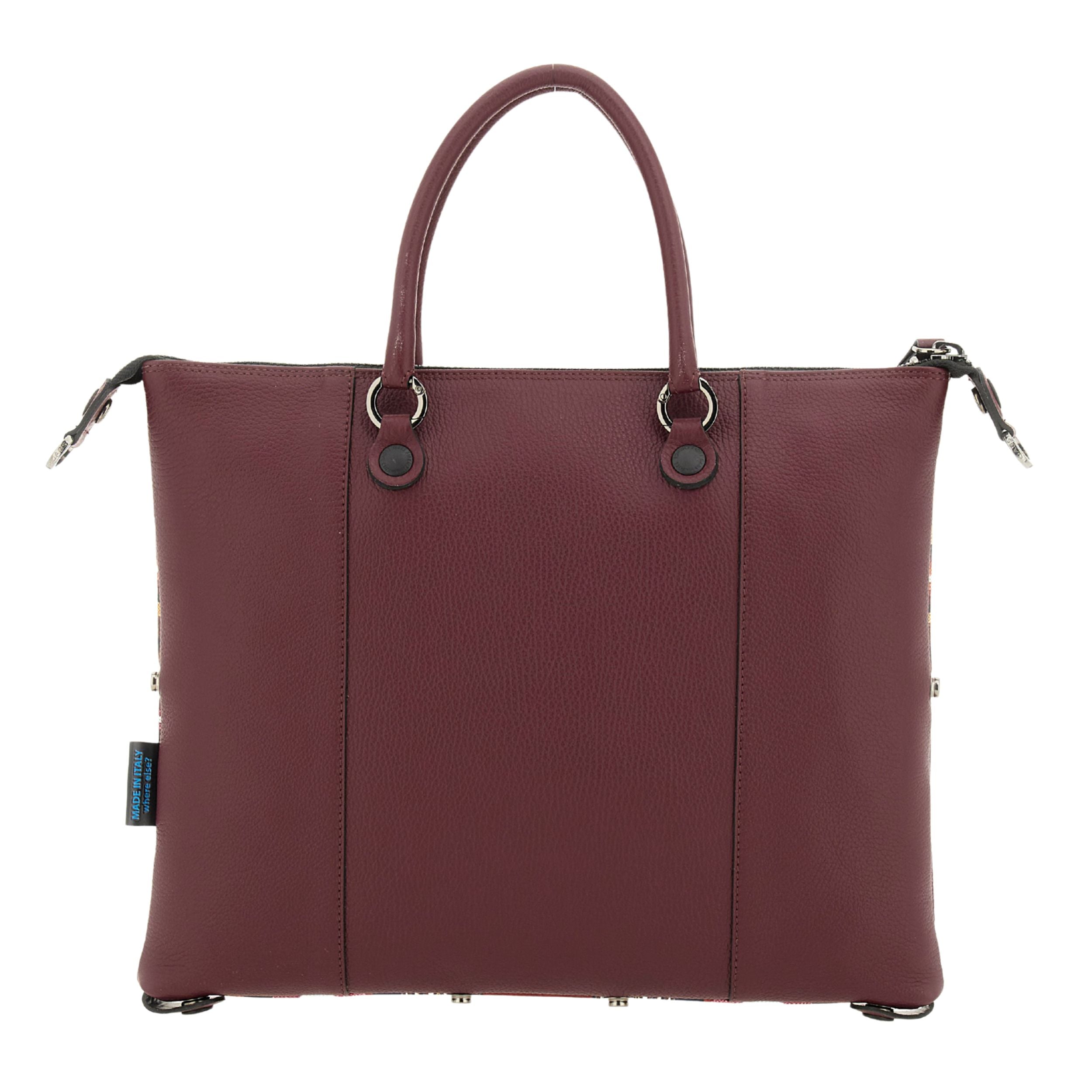 Gabs G3 Plus M Basic Borsa Zaino Trasformabile Hobo Shopper Tote Bauletto in Pelle Stampa 602