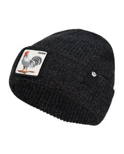 Goorin Bros. Cuffia Beanie 'The Classic Rooster' in Misto Acrilico Nero Unisex