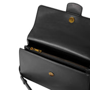 Borsa Donna Blauer pochette tracolla 27x16x8 cm MIXY nero ecopelle fibbia scudetto