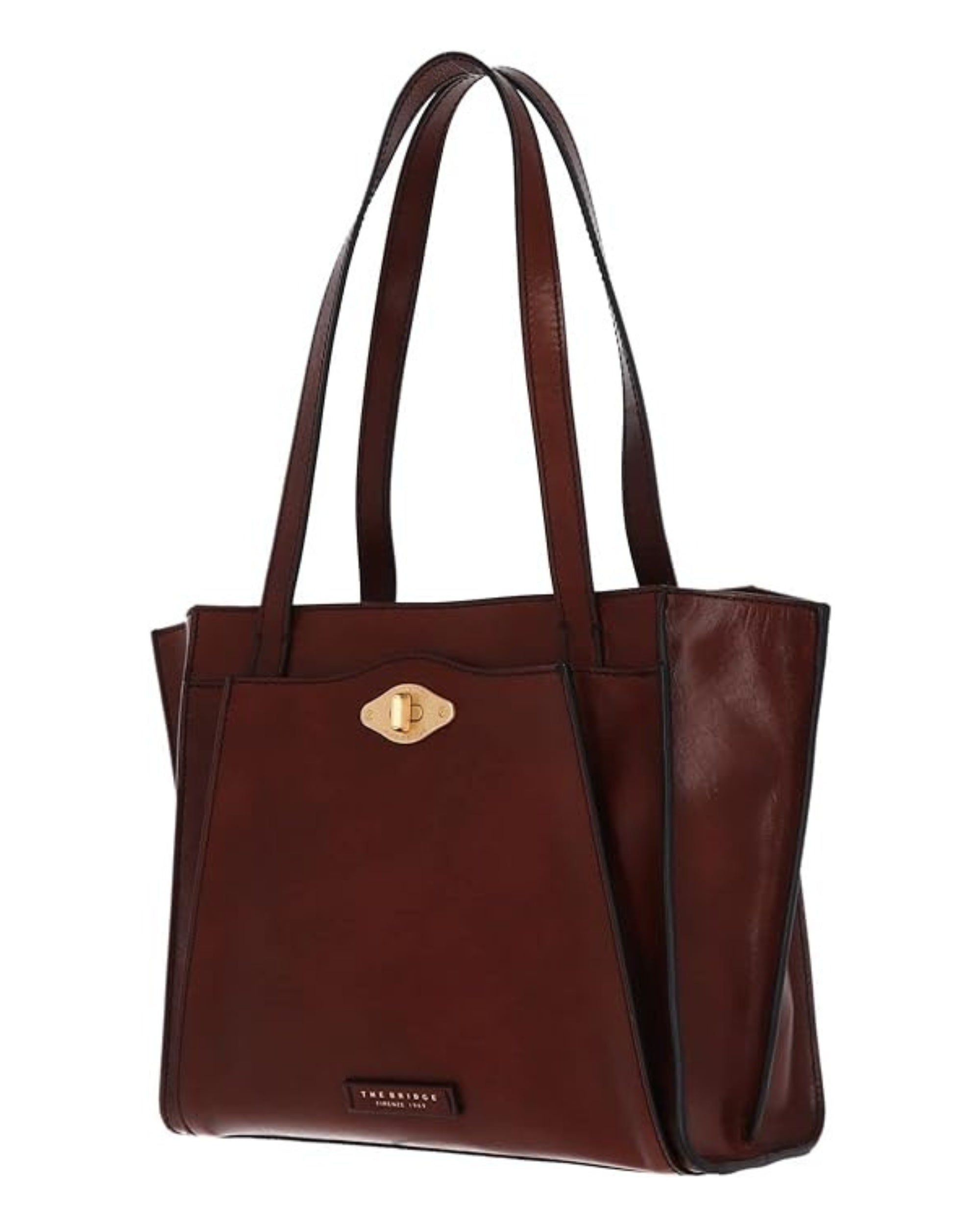 The Bridge Shopping In Leather Barbara Line Brown Woman