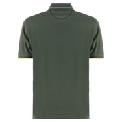 La Martina Polo Ricamo e Numero Logo Cotone verde militare map320