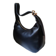 Gaelle Borsa Hobo in Ecopelle Bottalato Nero Donna GAACW02325