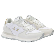 Sun68 Scarpe Ally Gold Silver Z35202 Sneakers Casual Donna Nylon Pelle