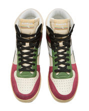 Diadora Magic Basket Mid Legacy Pelle Scamosciata Rosso