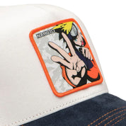 Capslab Cappellino con Visiera Collezione Naruto Misto Cotone Arancione Unisex