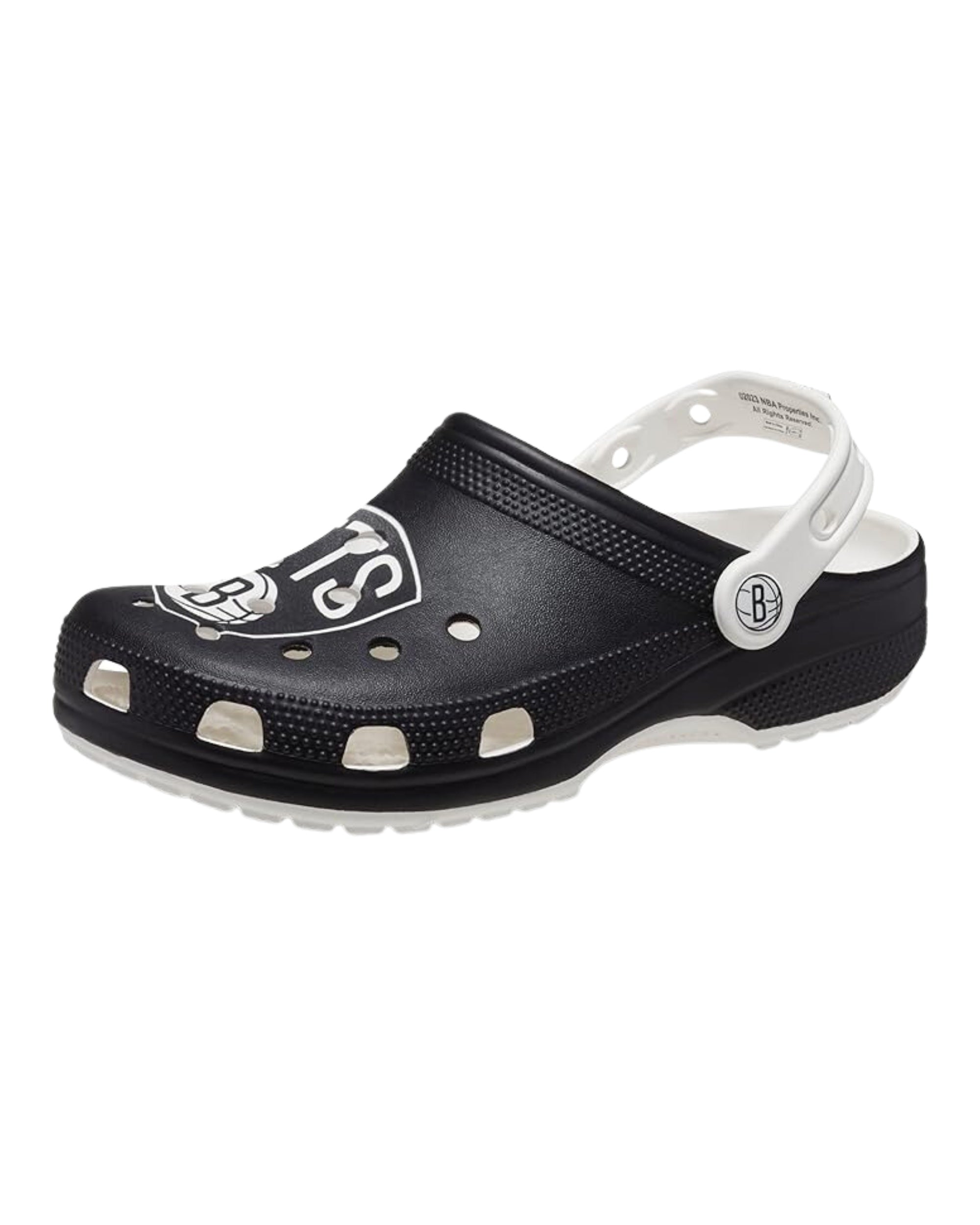 Crocs Zoccoli Stampa Speciale Brooklyn Nets Bianco