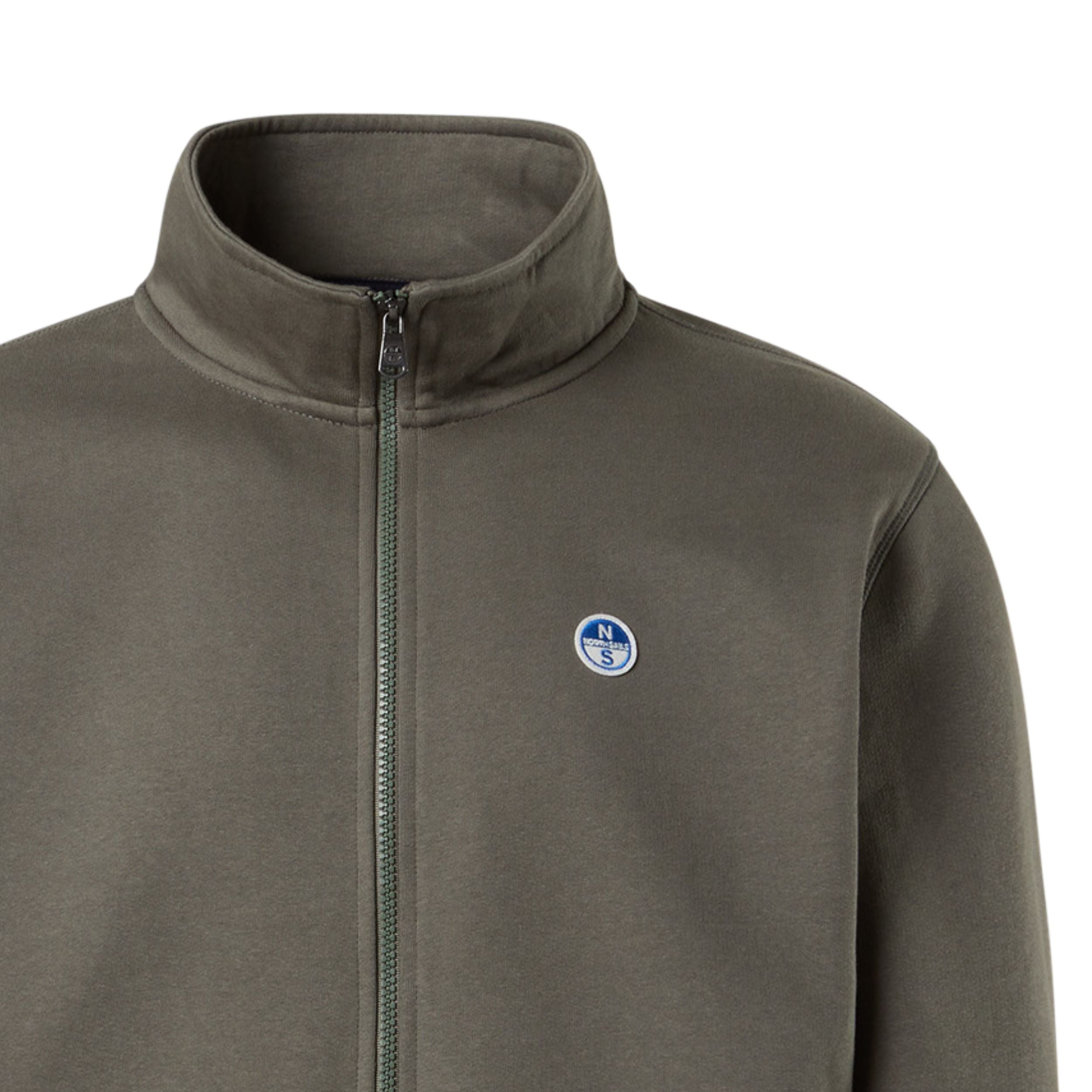 North Sails Felpa manica lunga BASIC FULL ZIP SWEATSHIRT city grey 691256-0921