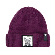 Goorin Bros. Cuffia Beanie 'The Frenchie' in Misto Acrilico Viola Desiderio Unisex