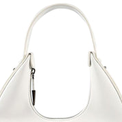 Gaelle Borsetta donna borsa a mano hobo lucchetto logato regular bianco