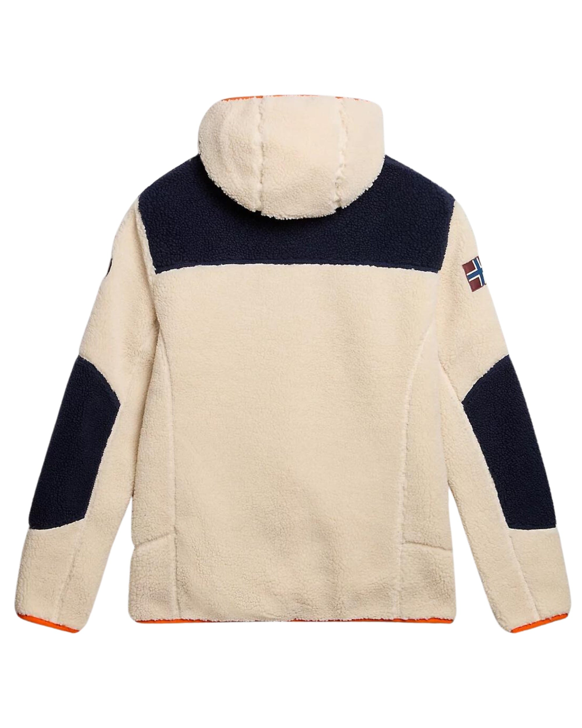 Napapijri Pile Hooded Full Zip Yupik Yellow Men