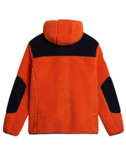 Napapijri Pile con Cappuccio e Full Zip Modello Yupik Arancione