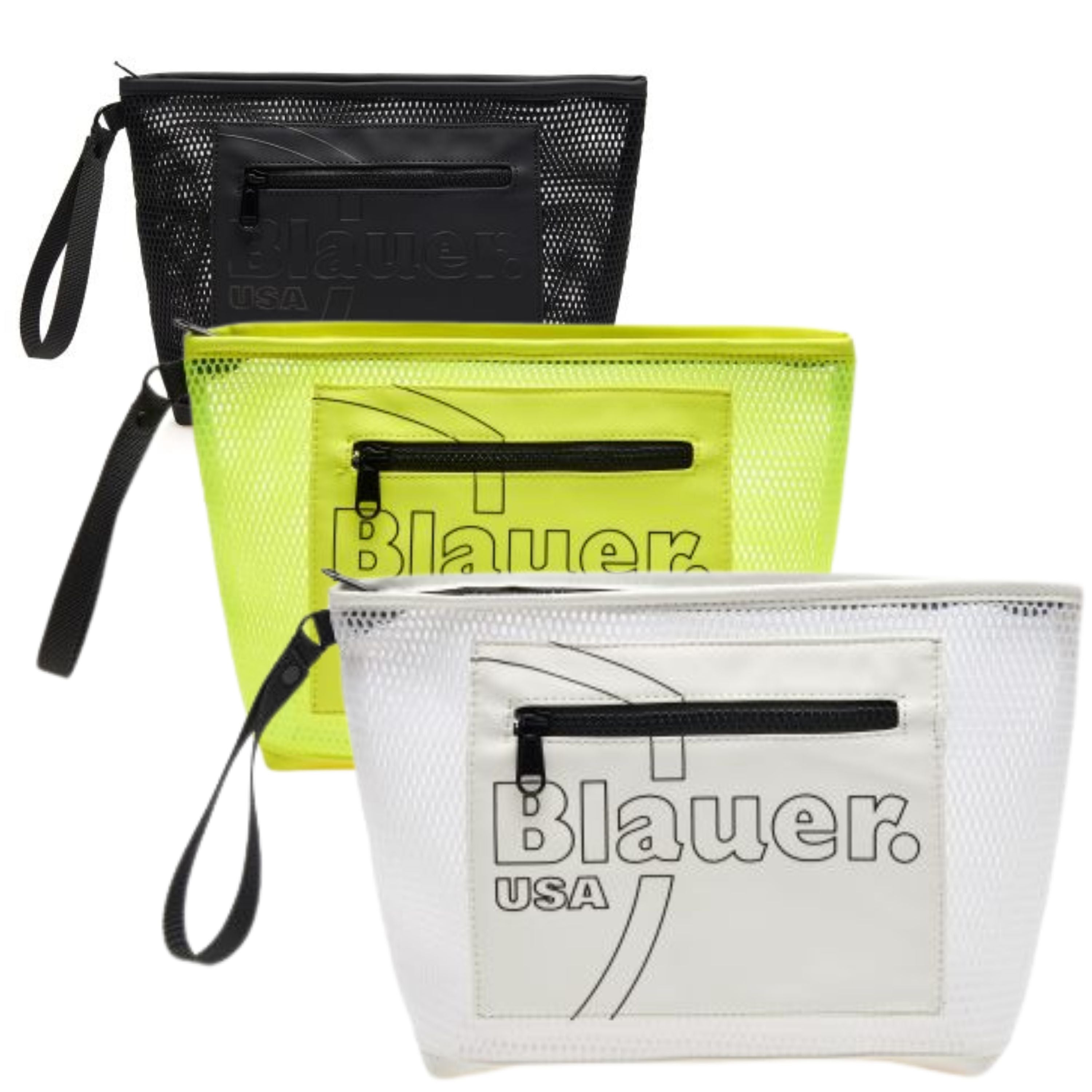 Blauer Pochette Boat Borsa Clutch in Poliestere Donna