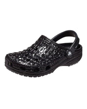 Crocs Clog Classic Metallic Crocskin Nero