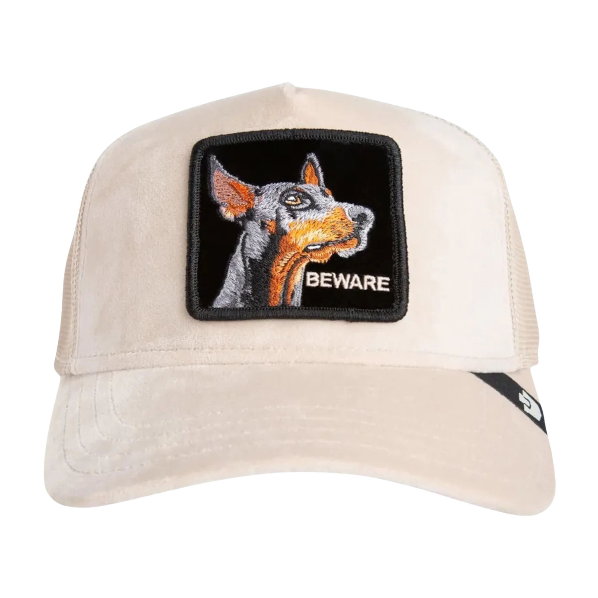 Goorin Bros. Cappellino Trucker Cap Invernale Beware Velour Marrone Biscotto Unisex