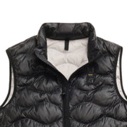 Blauer Gilet Smanicato Danny Full Zip Imbottito Ovatta Nero Uomo