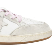 2Star Scarpe Sneakers Made in Italy artigianali Week Star Pelle Bianco Rosa