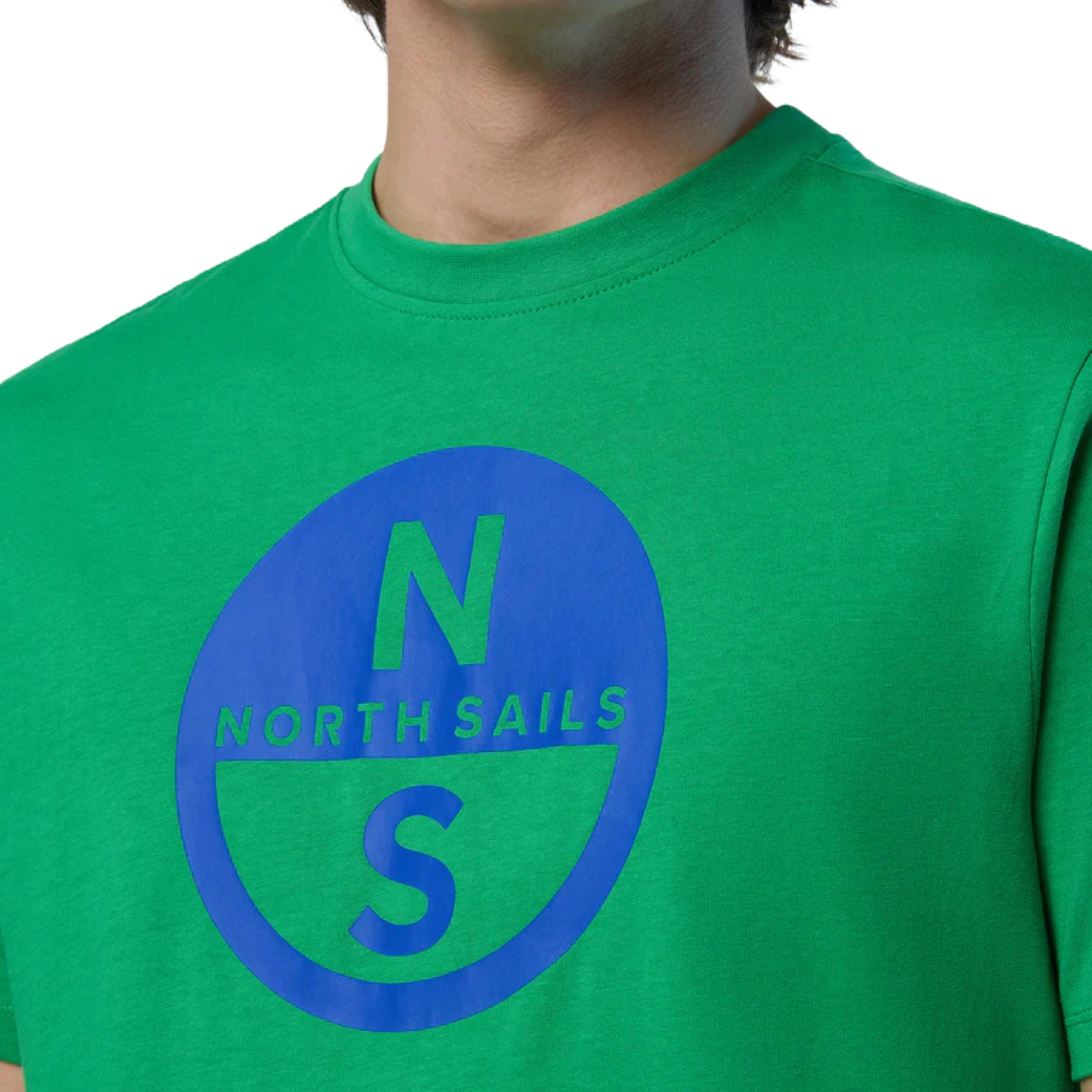 North Sails T-shirt maglia maglietta 692972 BASIC Big Logo 0460