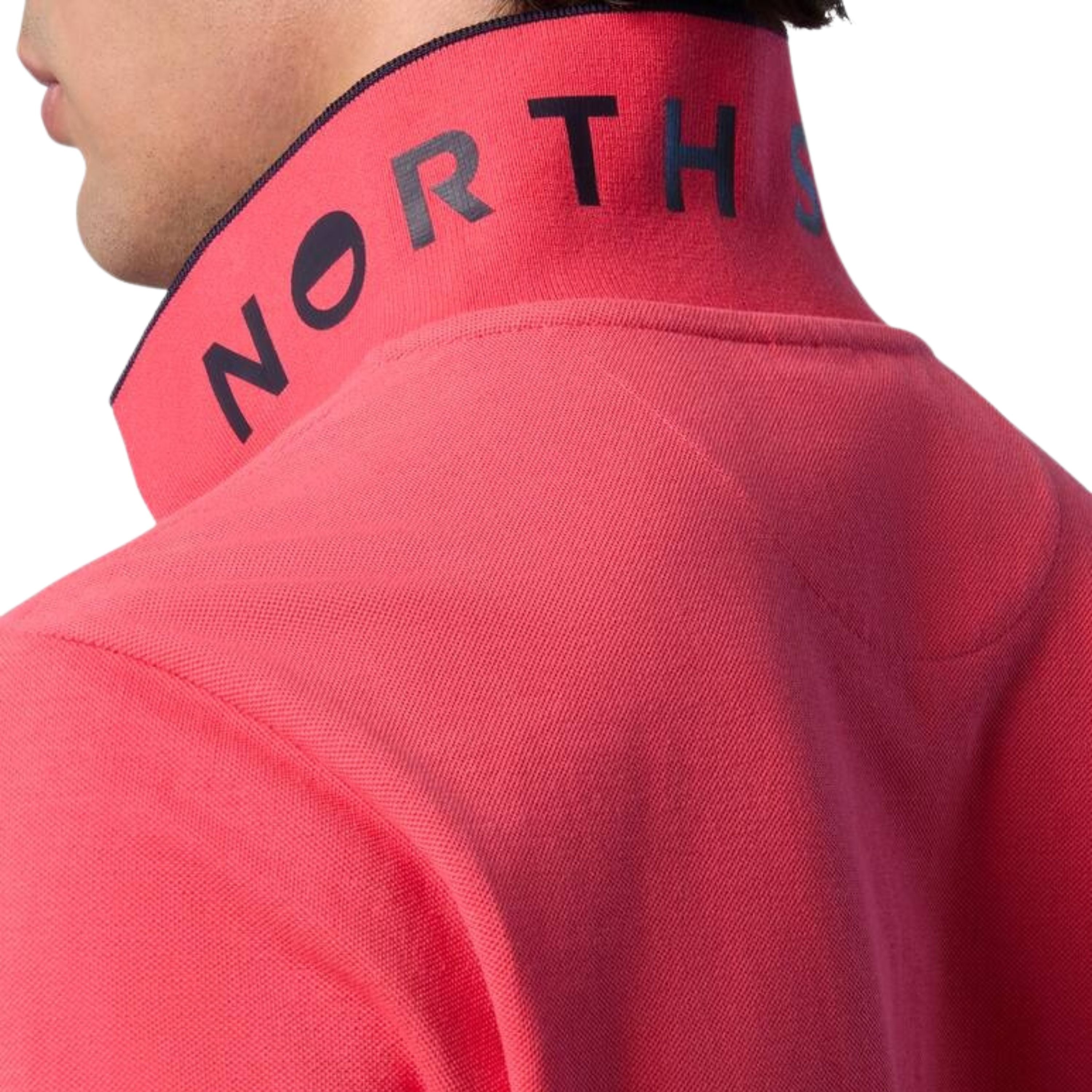 North Sails Polo maglia maglietta 692452 colletto rigato cotone biologico 0194