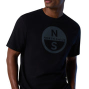 North Sails T-shirt maglia maglietta 692972 BASIC Big Logo 0999