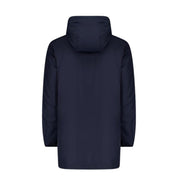 Ciesse Piumini Gunbu giacca lunga imbottita con cappuccio uomo blu