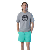North Sails T-shirt maglia maglietta 692972 BASIC Big Logo 0926