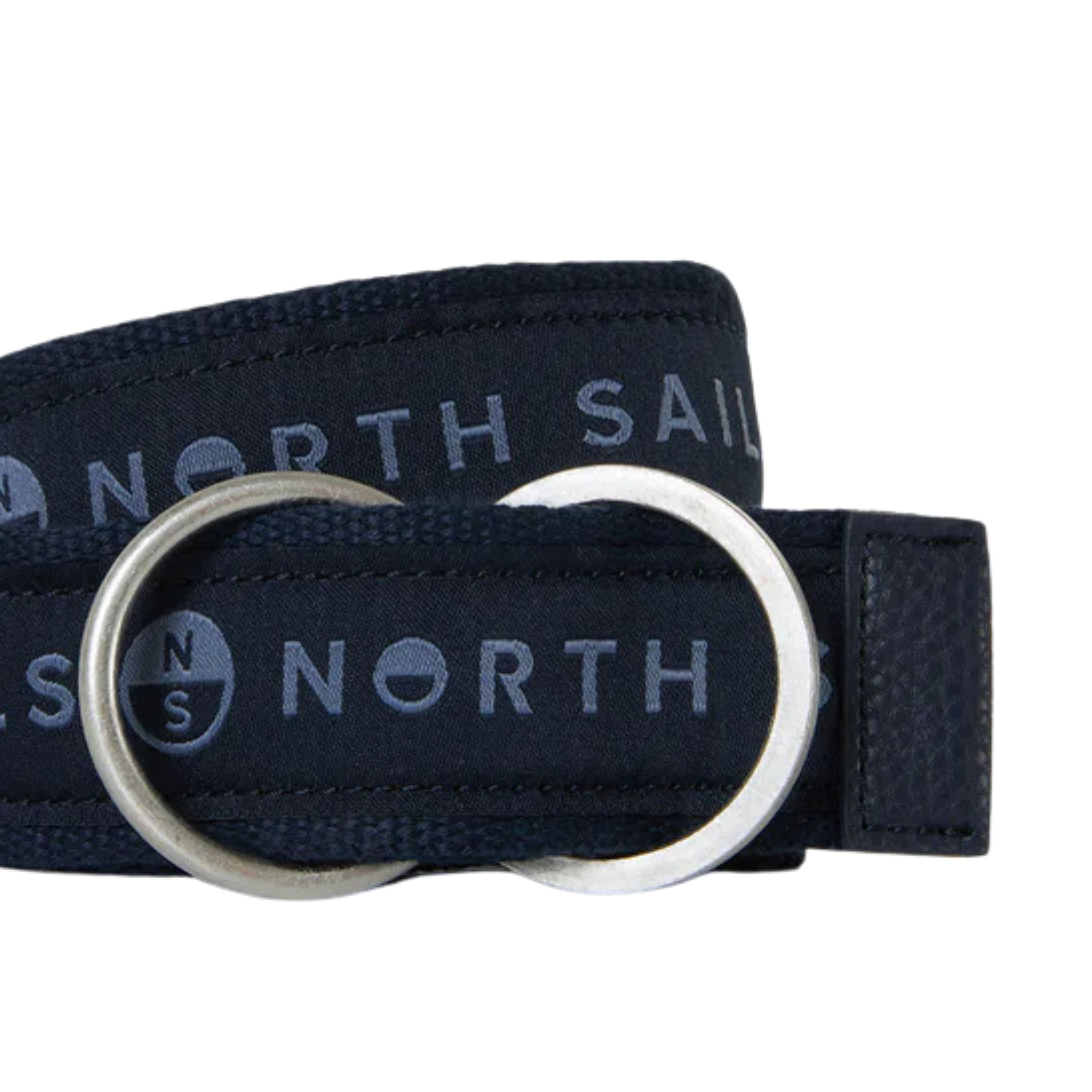 North Sails cintura belt nastro logato fibbia ring tessuto tecnico navy blu