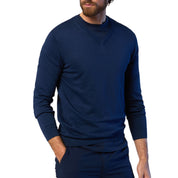 North Sails maglia maglioncino cotone CREWNECK KNITWEAR 14GG 699926 navy