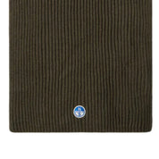 North Sails sciarpa costa logo ricamo patch 623286 verde 0440