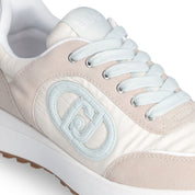 Liu Jo Scarpe Lolo 17 Sneakers in Pelle beige acqua