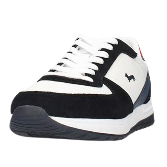 Harmont & Blaine Sneakers Pelle con Logo Bassotto Blu bianco 2