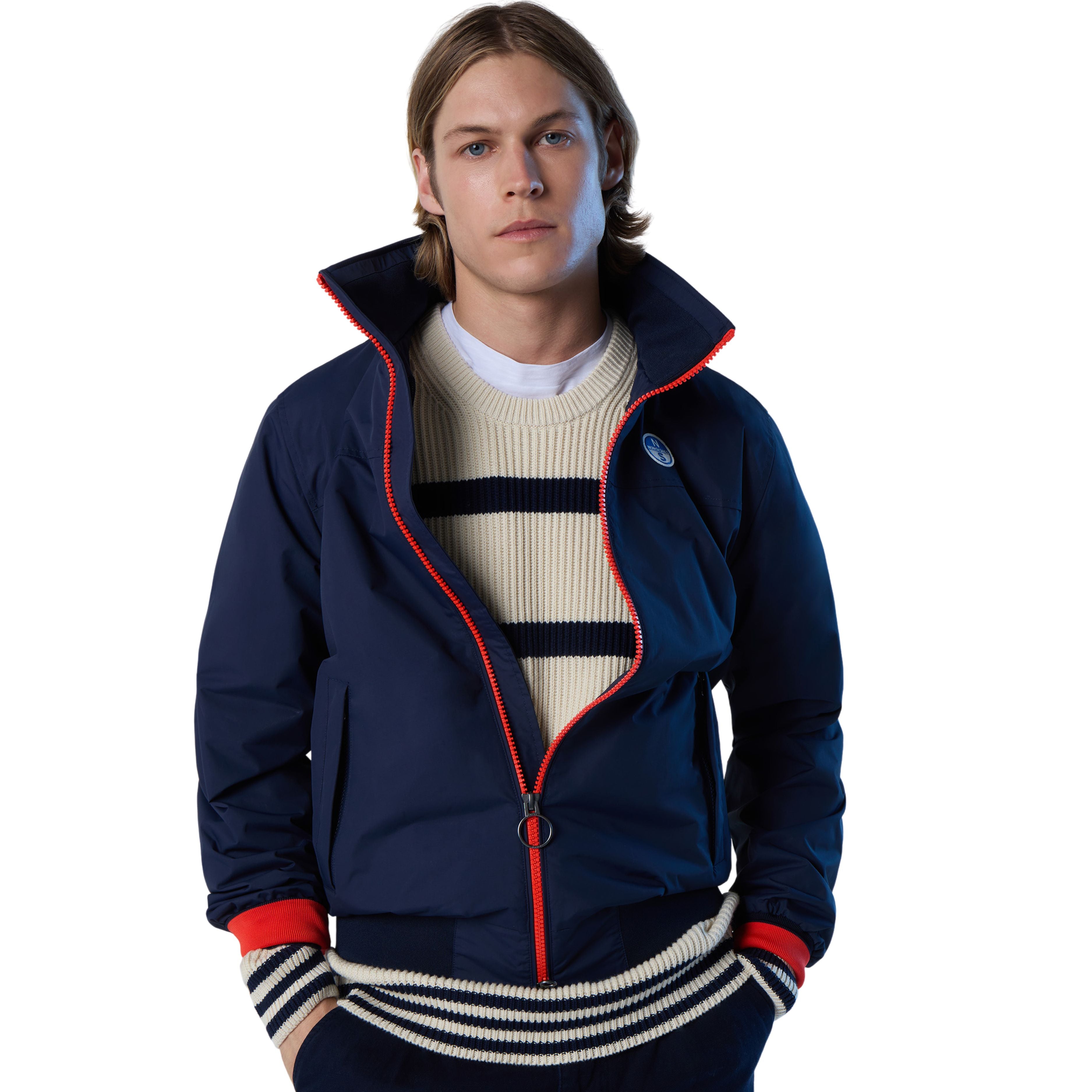 North Sails ORIGINAL SAILOR JACKET idrorepellente 603271 Blu Scuro C001