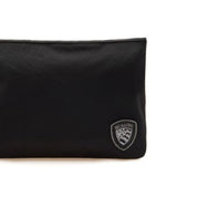 Blauer Pochette S5 Flow Borsetta a Mano Donna Uomo Tessuto Sintetico Nero Tinta Unita