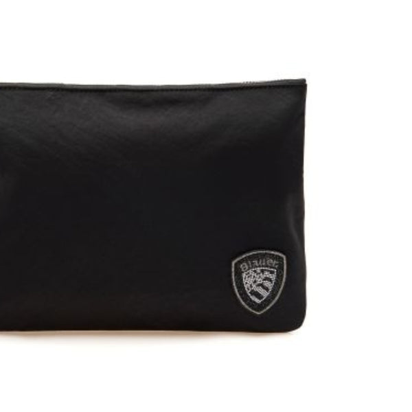 Blauer Pochette S5 Flow Borsetta a Mano Donna Uomo Tessuto Sintetico Nero Tinta Unita-2