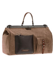 The Bridge Duffle Bag Carver In Tessuto Marrone Uomo