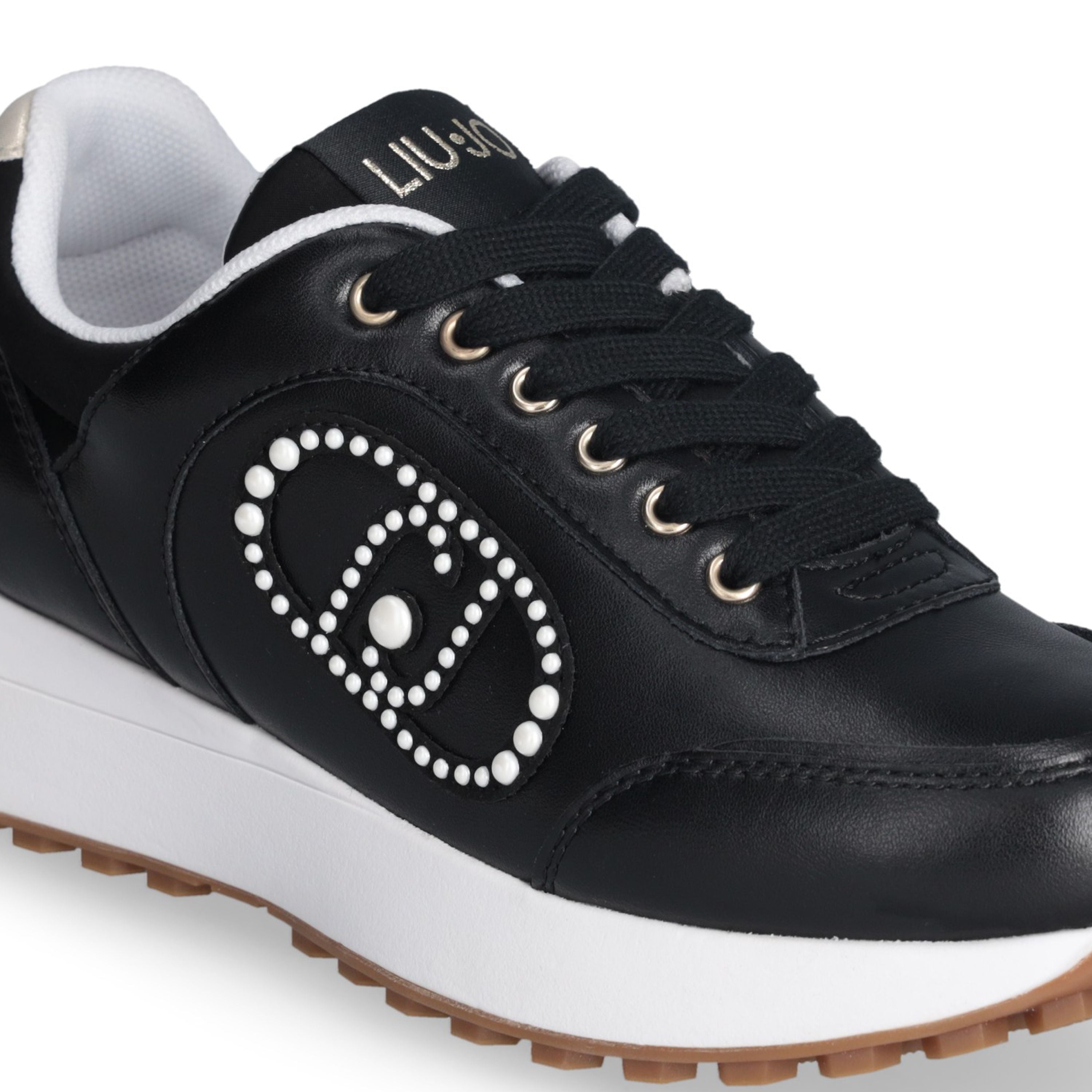Liu Jo Scarpe Lolo 17 Sneakers in Pelle Nere black