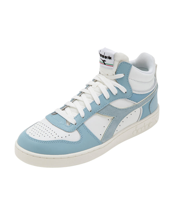 Diadora Magic Basket Demi Pelle Sintetica Azzurro-2