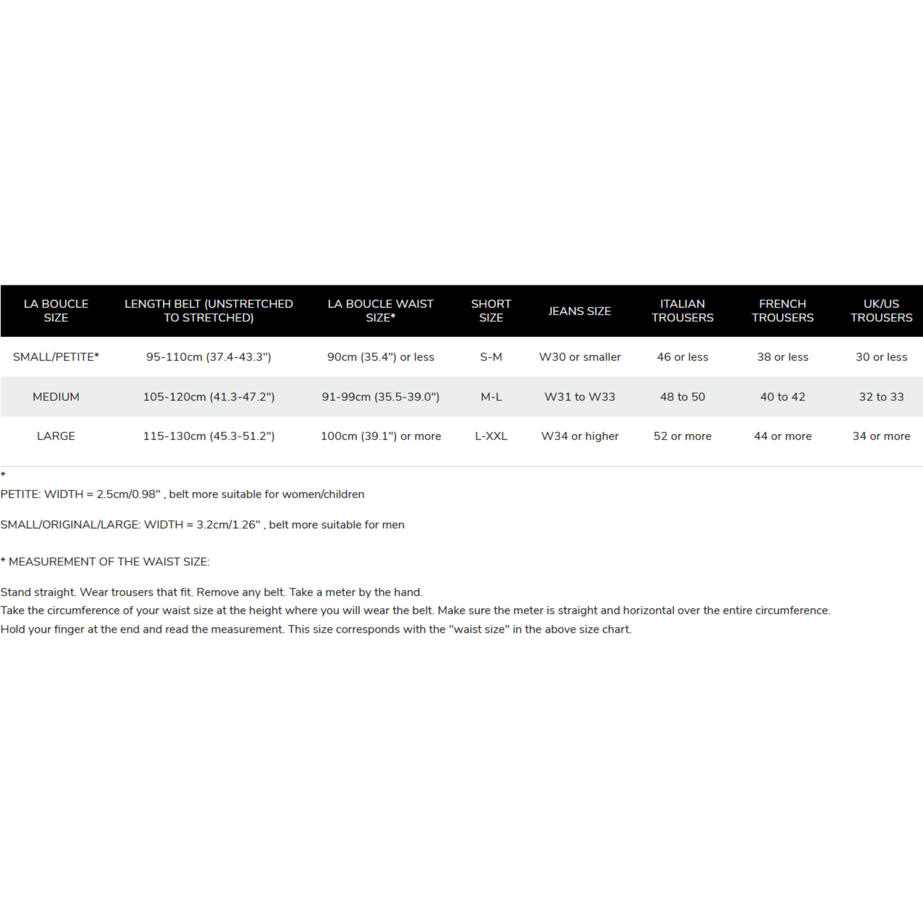 La Boucle cintura intrecciata con fibbia in metallo premium box regalo Lisbona bianco