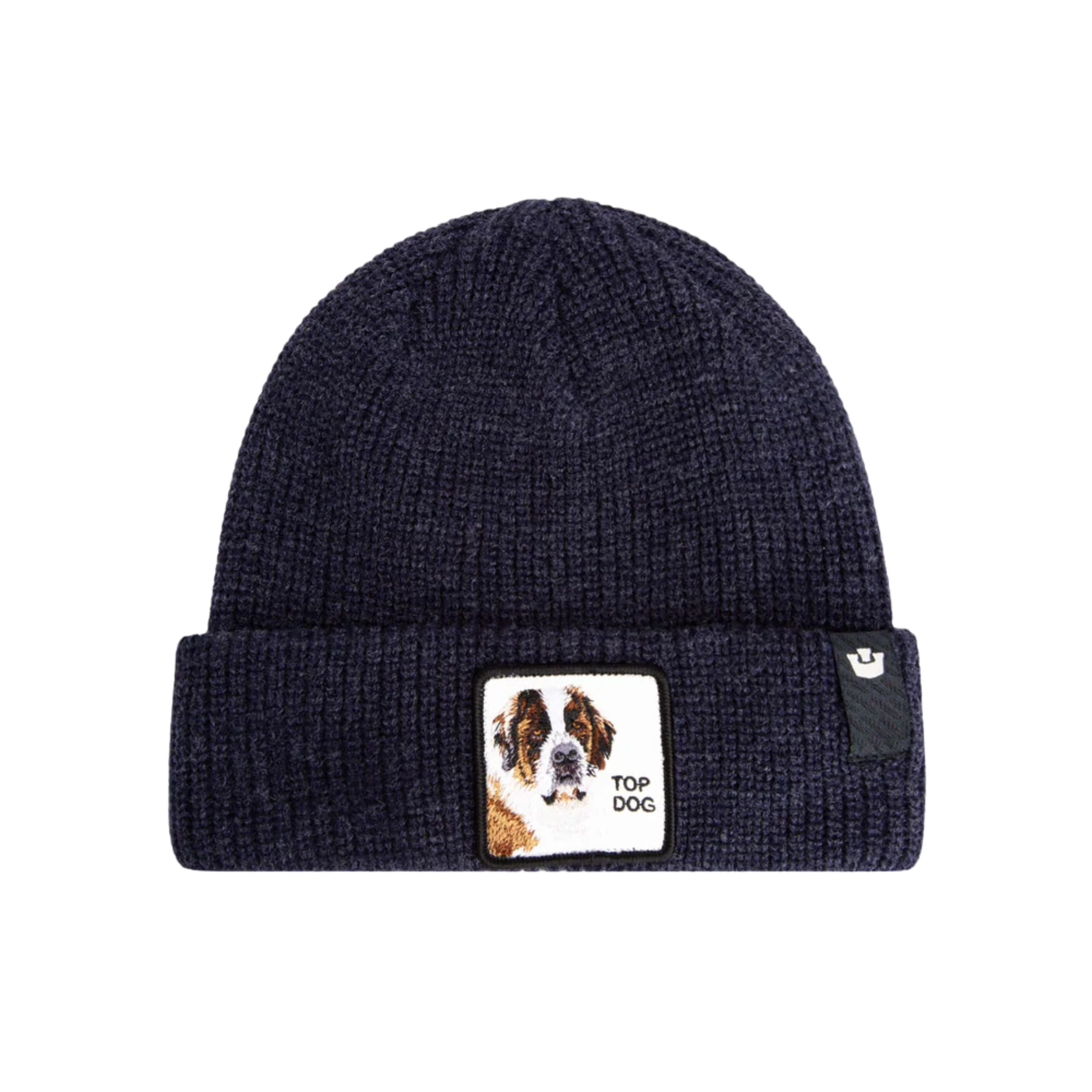 Goorin Bros. Cuffia Beanie 'The Top Dog' in Misto Acrilico Blu Galattico Unisex