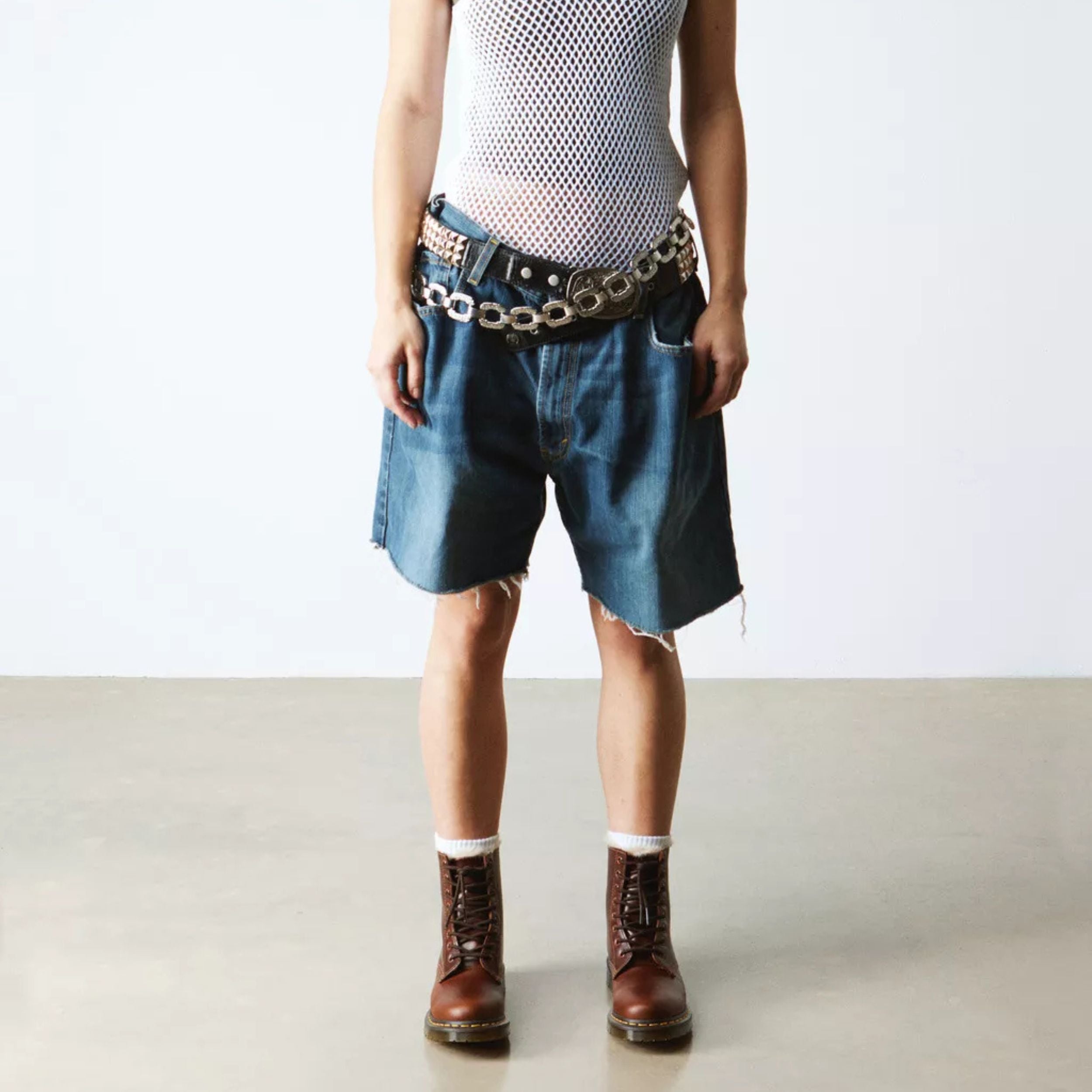 Dr. Martens Stivaletti Donna 1460 Serena Butterscotch Orleans Marrone con Pelliccia Interna