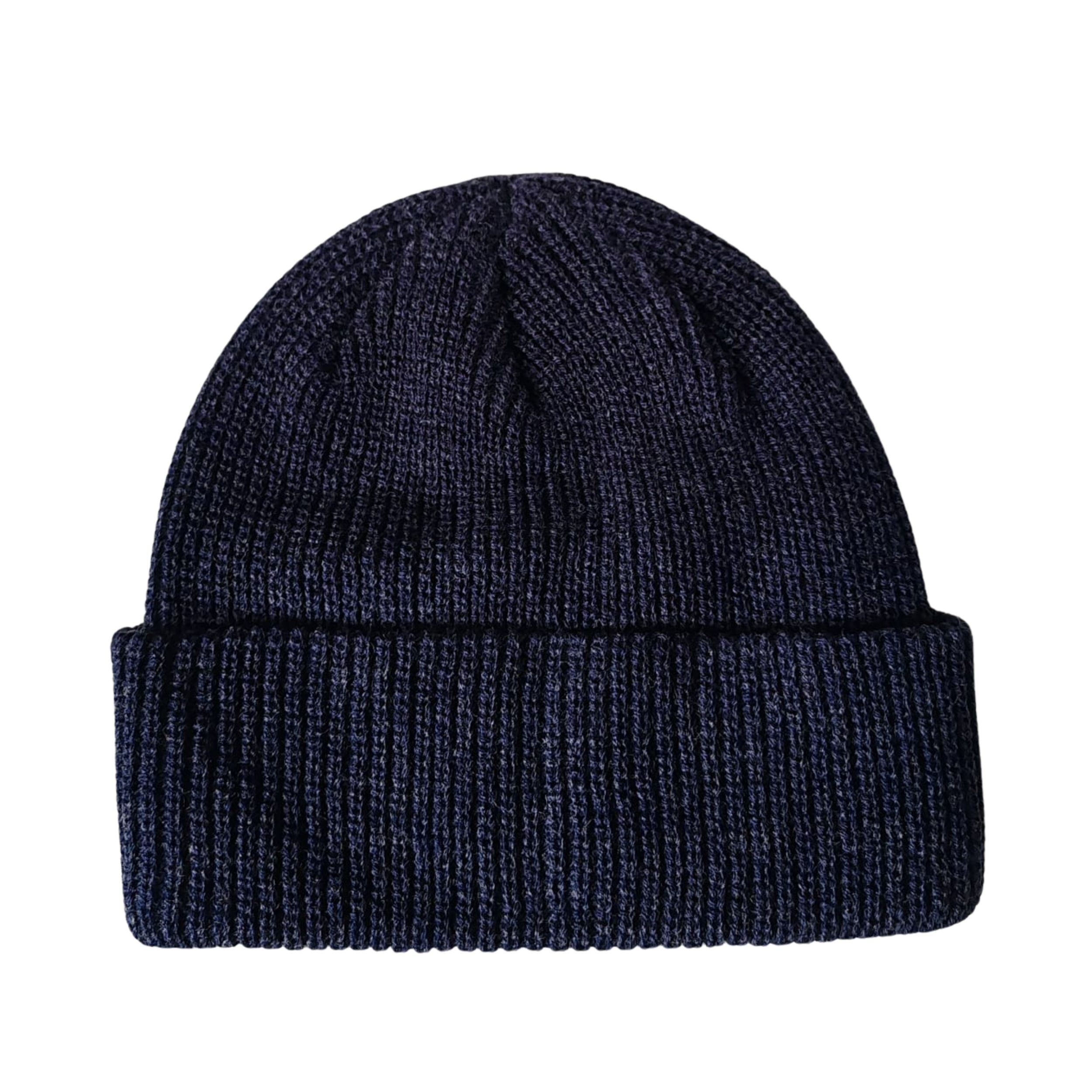 Goorin Bros. Cuffia Beanie 'The Lone Wolf' in Misto Acrilico Blu Galattico Unisex