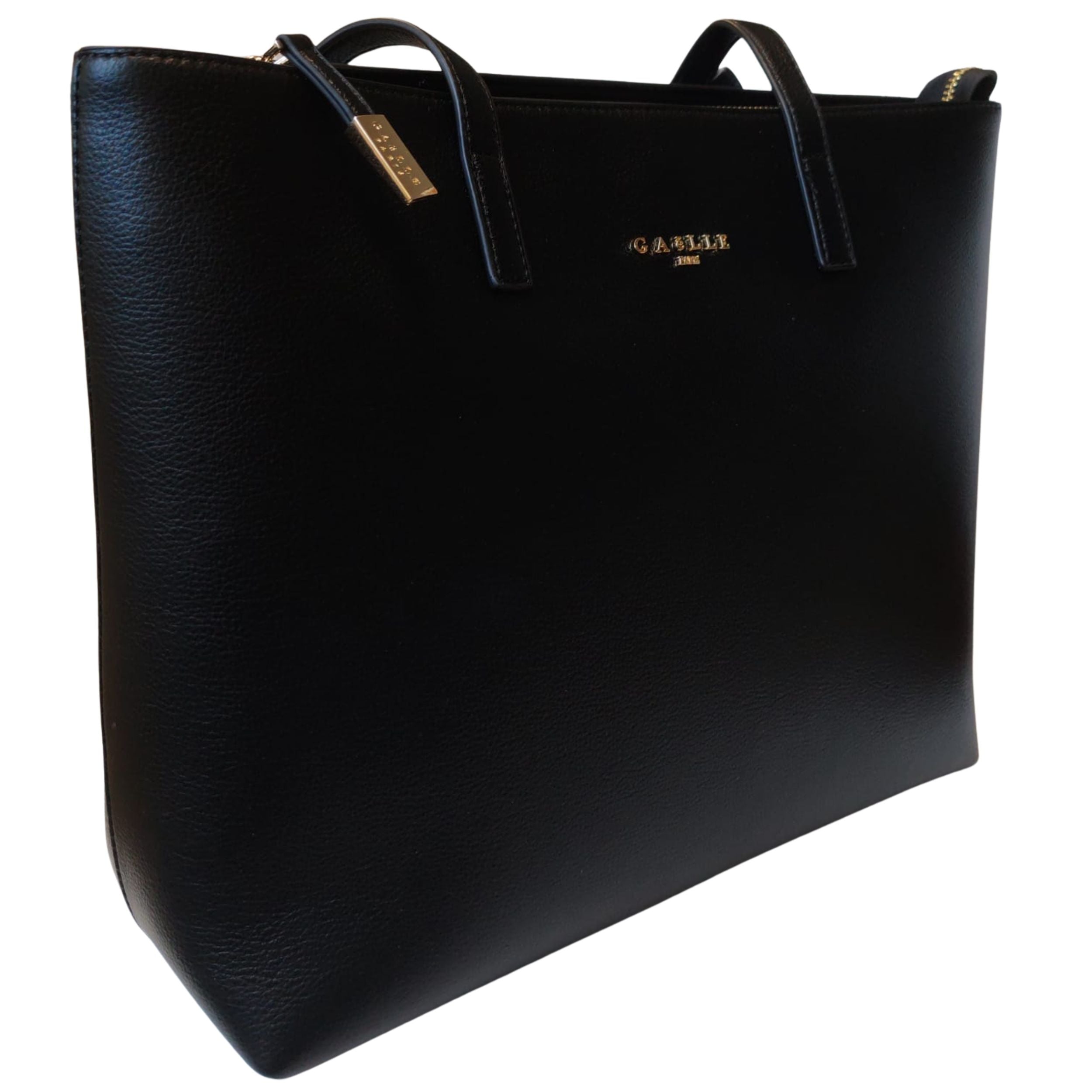 Gaelle Borsa Maxi Shopper in Ecopelle Bottalato Nero Donna GAACW02329