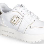 Liu Jo Scarpe Maxi Wonder 85 Sneakers in Pelle bianche