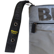 Blauer Borsa Pochette Coney Clutch Donna Uomo sling polso nylon cerato grigio silver