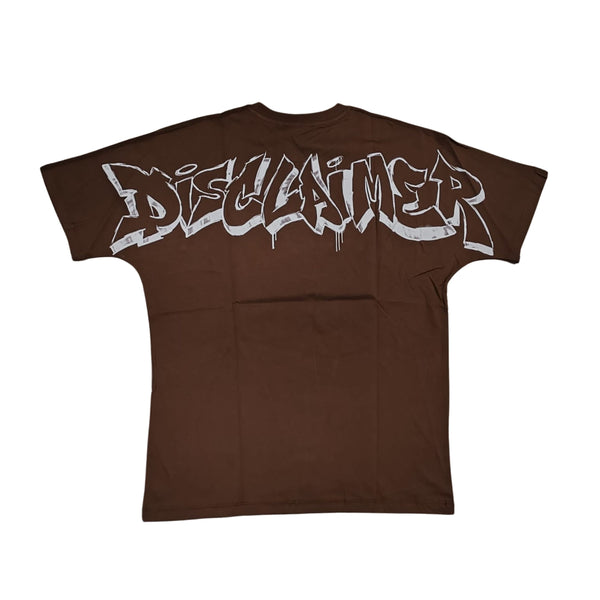 Disclaimer Maglietta T-Shirt in Jersey 54501 Marrone Uomo