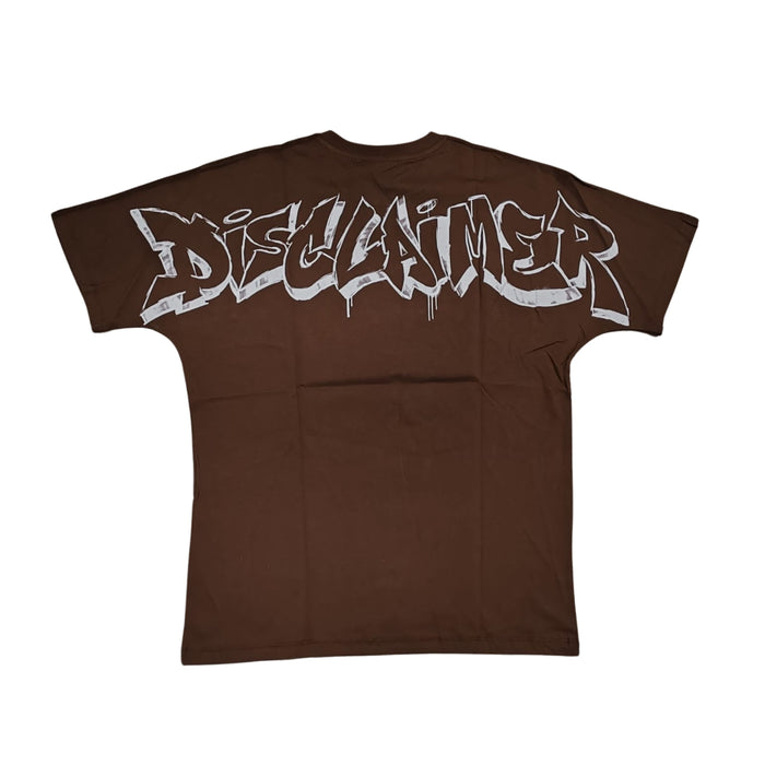 Disclaimer Maglietta T-Shirt in Jersey 54501 Marrone Uomo 1