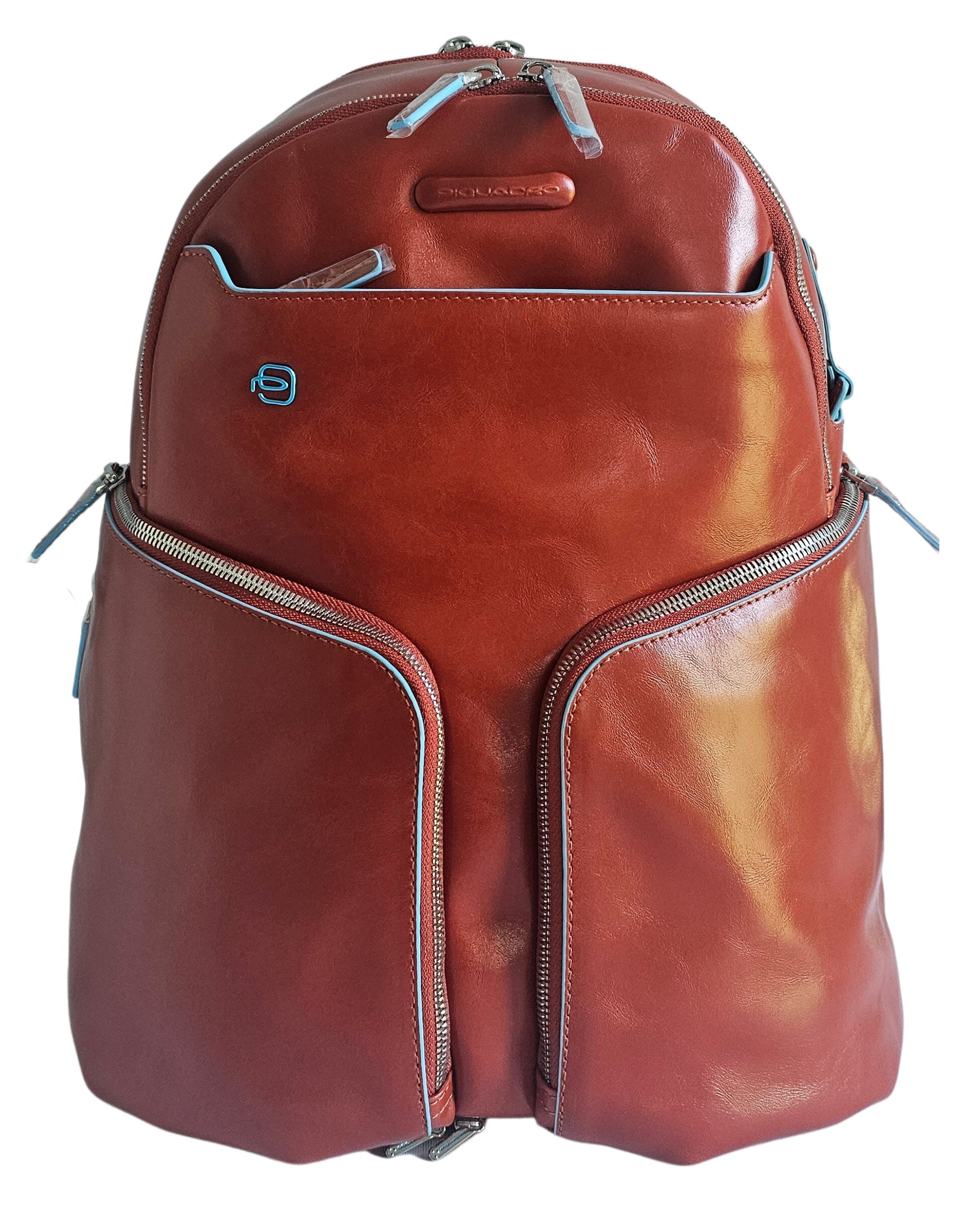 Piquadro Unisex Adult Leather Backpack Brown Men