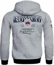 Geographical Norway Sweater Hood Sport City Urban Grey Men