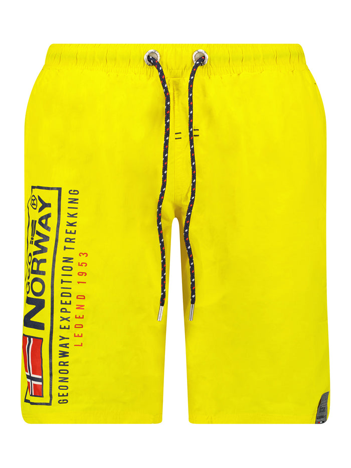 Geographical Norway Bermuda Mare Piscina Corto Giallo Uomo 1