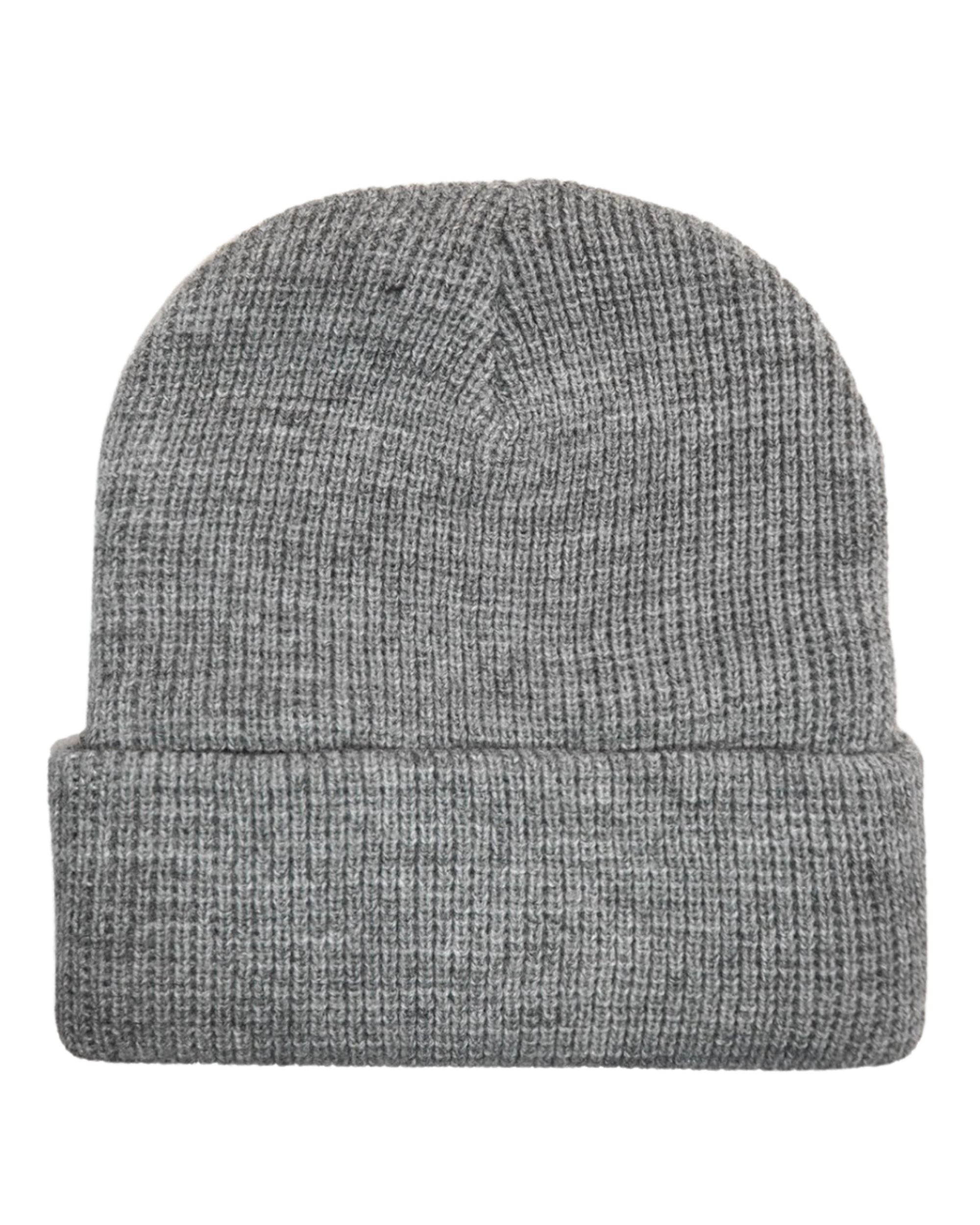 Goorin Bros. Cappello Beanie Hat Cuffia Con Patch Frontale E Logo Su Lato Grigio Unisex