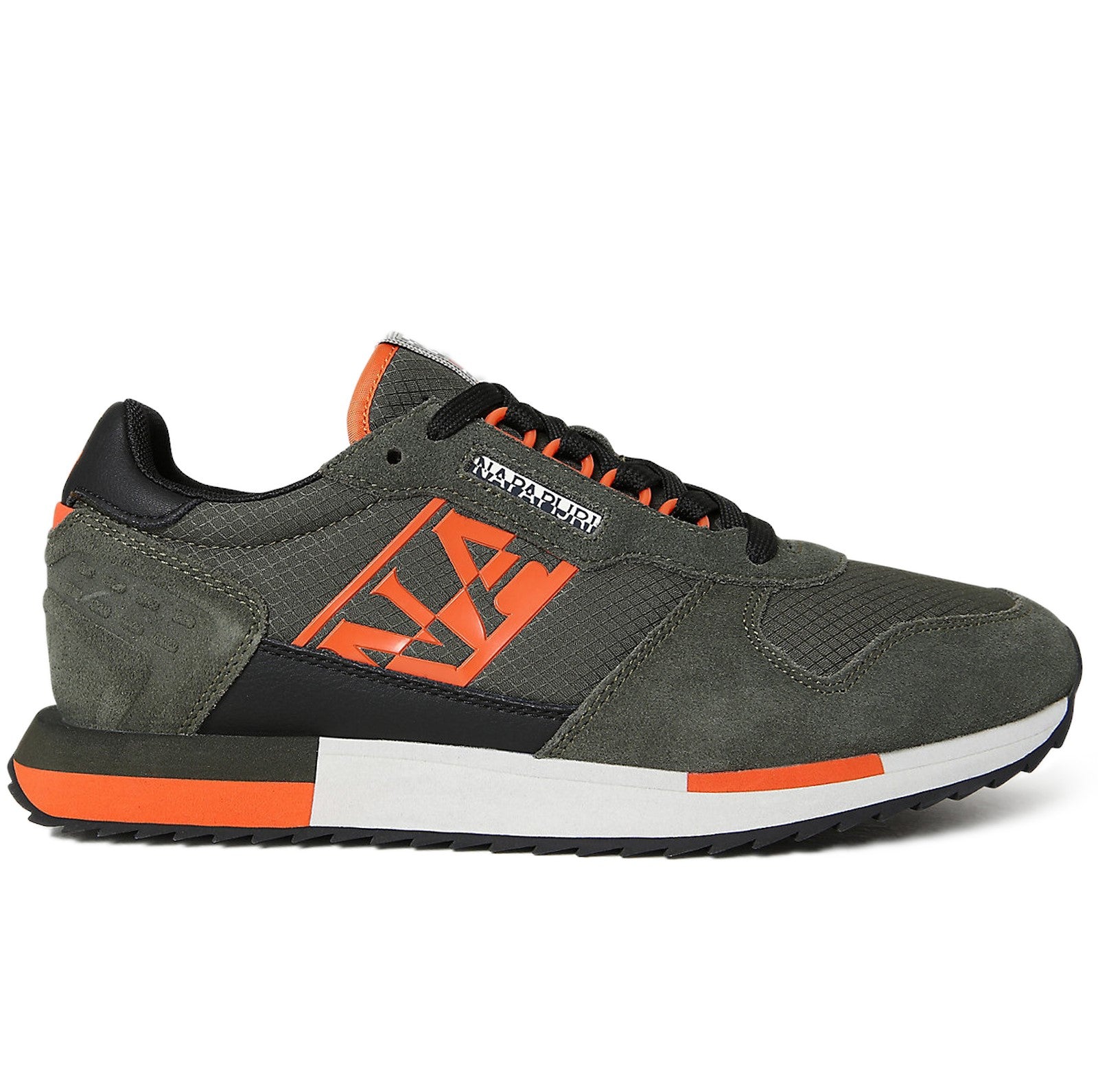 Napapijri Virtus Sneaker Suede/Ripstop Green